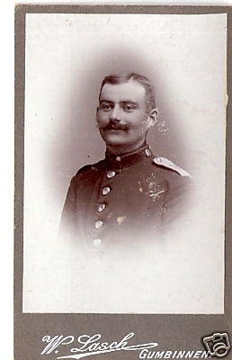 Soldat 1. Weltkrieg - Gumbinnen um 1900.JPG